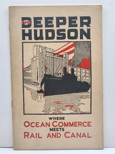 1923 Proposal to Deep Dredge the Hudson River Ocean Commerce vs. Rail & Canal C2 - Picture 1 of 5
