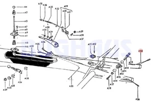 VW Beetle Ghia Bus Heater Cable Tube Seals - 2 pcs - Early Style! FREE SHIP!  - Picture 1 of 2