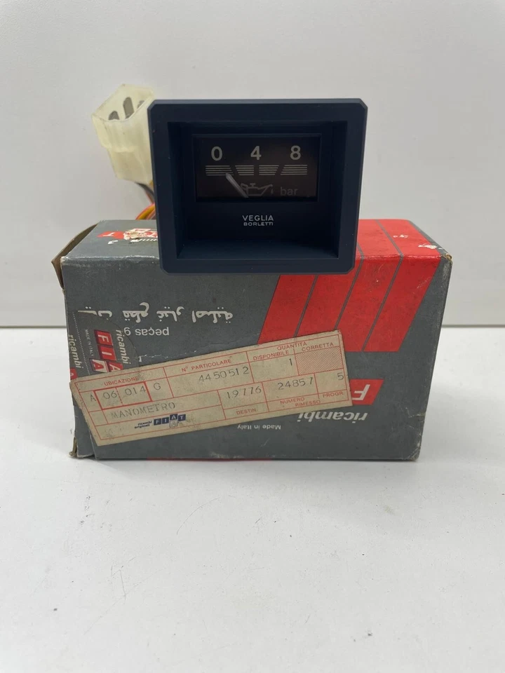 FIAT RITMO DIESEL MANOMETRO PRESSIONE OLIO ORIGINALE VEGLIA BORLETTI 4450512