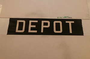 Depot - Preston 1970s Linen Destination Bus Blind - Foto 1 di 10