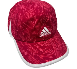 NEW adidas Women’s adizero Relaxed Golf/Tennis/Pickleball Hat-Pink Print 5138217 - Picture 1 of 2