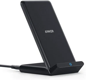 Anker QI Wireless Charger Stand 5W/10W Fast-Charging for Galaxy S20  iPhone 11 X - Picture 1 of 6