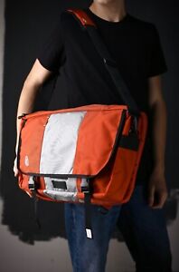 Timbuk2 Outtawhack Laptop Messenger Briefcase Backpack Orange Shoulder Strap