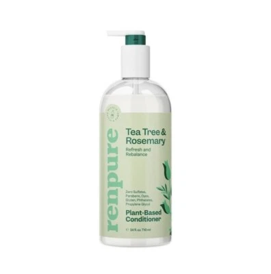 Renpure Plant-Based Tea Tree & Rosemary Conditioner Pump Bottle 24fl oz NEW - Image 1 of 4