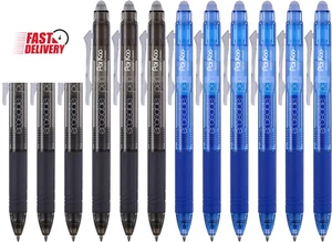 Retractable Erasable Gel Pens Clicker Fine Point 0.7 Mm, No Need for White Out, - Picture 1 of 12