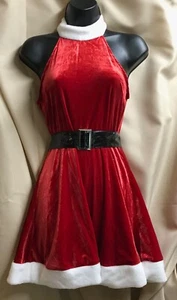 iEFIEL Mrs. Santa Claus Suit with Hat & Belt Sz M NEW - Picture 1 of 9