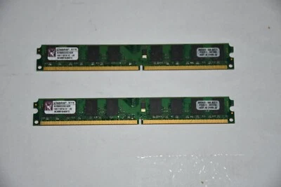 Kingston 4GB (2x2GB) KV800D2K2/4GR  DDR2 800MHz PC2-6400 RAM - Image 1 of 2
