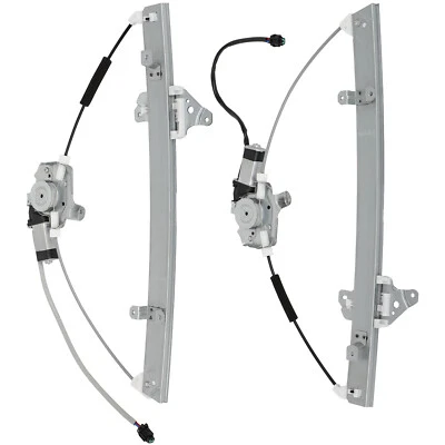 Pair Rear Side For Nissan Frontier 2005-2015  Power Window Regulator w/ Motor - Image 1 of 4