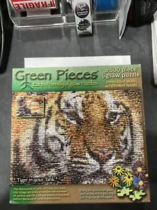 Green Pieces "A Tiger in your Tank" Photomosaic 500 piece puzzle new - Picture 1 of 4
