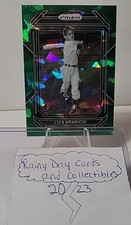 2023 Panini Green Cracked Ice Prizm #278 Luis Aparicio Chicago White Sox HOF