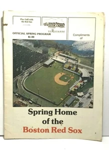 1977 SPRING TRAINING BOSTON RED SOX MLB PROGRAM ~ WINTER HAVEN FLORIDA ~ YAZ - Picture 1 of 6