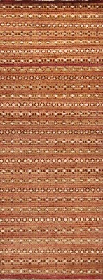 Zeitgenössisch Gabbeh Geometrisch Orientalisch Teppich Läufer Handmade Wolle - Bild 1 von 4