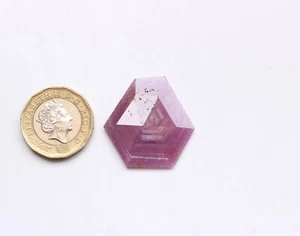 Step Cut Gemstone Natural Red Sheen Sapphire Step Cut Faceted Loose Cab 29X29MM - Picture 1 of 9