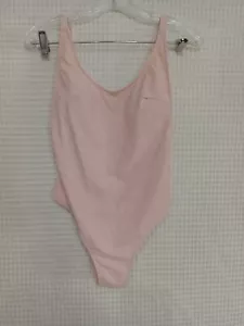 Womans Swimsuit One Piece Pink Padded Adjustable Straps NWT - Picture 1 of 5