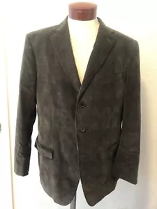 Ermenegildo Zegna Cashco braun Glen karierter Sportmantel 44R Neiman Marcus J399 - Bild 1 von 23