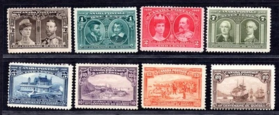 CANADA 1908 SCOTT #96-103 MINT HINGED WITH GUM OFFSETS PLEASE REVIEW SCANS - Image 1 of 2