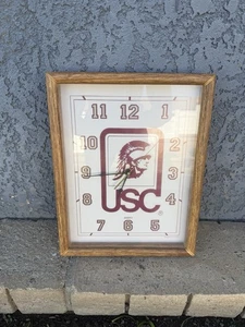 Vintage 70er 80er Weltuhr University Of Southern California USC Wanduhr - Bild 1 von 7