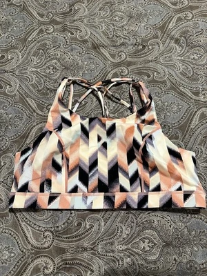 Torrid 低冲击无线格子背部活动运动文胸 尺寸 3 — 第 1/4 张图片