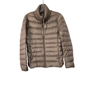 Chaqueta ligera acolchada marrón claro Uniqlo Ultra para mujer talla L - Imagen 1 de 6
