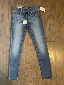Pantalones de mezclilla ajustados Chloe DL1961 NUEVOS CON ETIQUETAS azul 27,5” entrepierna - Imagen 1 de 9