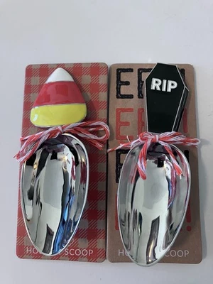 Cucharas para servir Halloween: caramelo maíz y ataúd descansa en paz - totalmente nuevas Foto 1 de 2