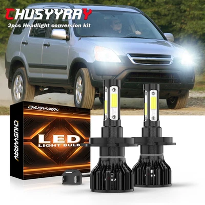 Para Honda CR-V 1997 1998 1999 2000 2001 - 2X LED Faros Luz Alta Foto 1 de 4