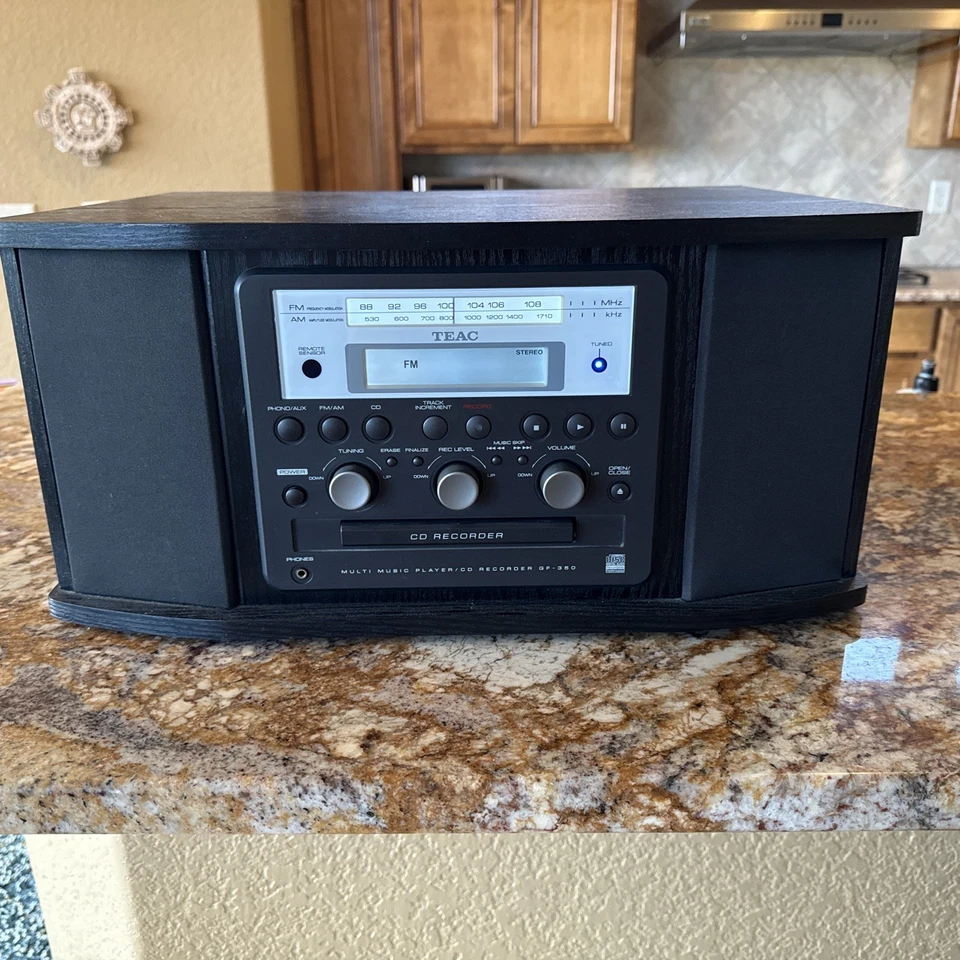 Teac GF-350 CD Turntable AM FM Manual- Beautiful Sound - BURNER DOES NOT WORK - Image 1 of 4