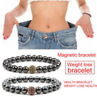 Magnetic Hematite Stone Beads Bracelet Health Care Slimming Bracelet _QU ny
