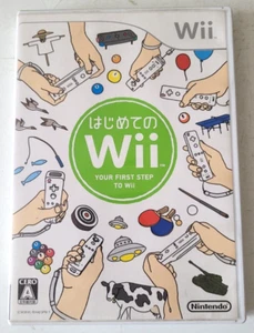 Hajimete No Wii - Nintendo Wii - NTSC-J JAPAN - Imagen 1 de 4