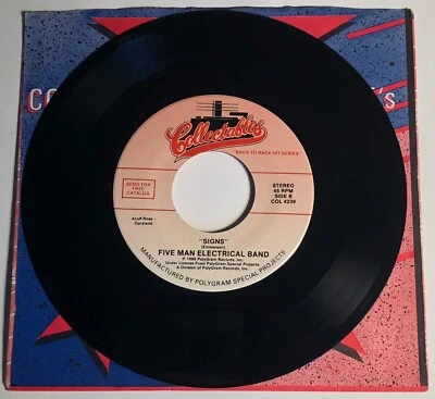 Five Man Electrical Band - Signs & Blue Cheer - Summertime Blues / 45rpm / Mint - Image 1 of 4