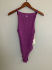Sandro Women Purple Bodysuit Size 2 ( Medium)