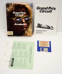 GRAND PRIX CIRCUIT Accolade 1988 Formula One Racing Commodore Amiga 500 Tested - Picture 1 of 24