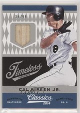 2014 Panini Classics Timeless Treasures Jerseys /99 Cal Ripken Jr #5 HOF
