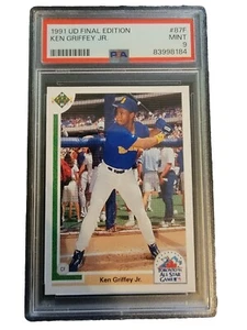 Ken Griffey Jr 1991 Upper Deck Final Edition PSA 9 MINT Baseball Card #87F - Picture 1 of 10