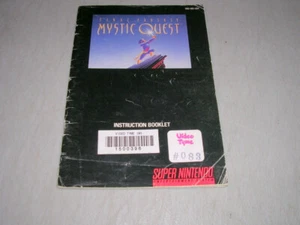 Final Fantasy Mystic Quest (Super Nintendo SNES) Original Instruction Manual - Picture 1 of 2