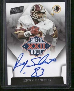 2015 Panini Prizm #SBXXII-RS Ricky Sanders Super Bowl Signatures Auto - Picture 1 of 2