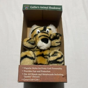 Club Champ Golfer’s Animal Head Cover, Brown Tiger - Picture 1 of 4