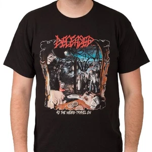 DECEASED-AS THE WEIRD TRAVEL ON-T-SHIRT-SMALL-RARE - Picture 1 of 2