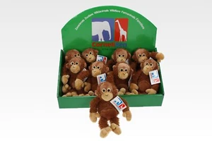 Kuscheltier Orang Utan Affe Höhe 22 cm braun Plüschtier 1017041 - Bild 1 von 1