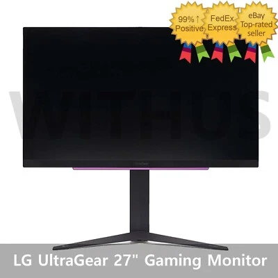 LG 27GR93U Ultra Gear 27" Gaming Monitor - Tracking - Image 1 of 4