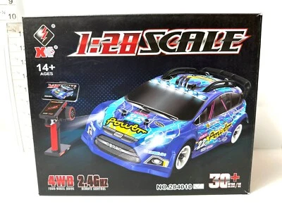 HiTEC 1/28 Scale 2.4GHz 4WD Mini Rally Car Force 22 RC Car Japan - Image 1 of 4