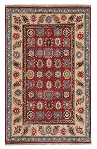 Kazak Hand Knotted Oriental Rug 130x81cm - New, Fine, Carpet, Rug, Red - Picture 1 of 11