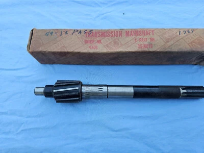 NOS 1949-1952 CHEVROLET PASSENGER CAR 3 SPEED TRANSMISSION MAIN SHAFT 3690870 - Изображение 1 из 2