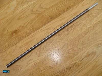 Negro Carpa ligera al aire libre Pieza final de la sección del poste con piezas de repuesto de tapón  Foto 1 de 4