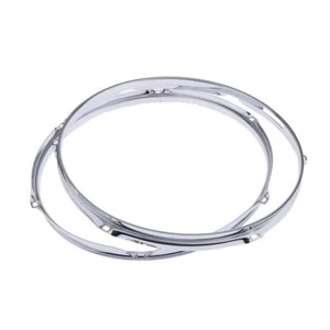 2 Pcs 14in Drum Hoop 6 Lug 1.2mm - Picture 1 of 5