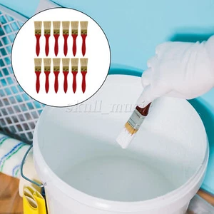 12 Pieces Chip Paint Brushes w/ Mahogany Handle for Home Improvement 1.5" - Picture 1 of 11