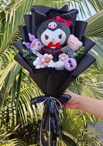 SANRIO PLUSH BOUQUET HELLO KITTY MY MELODY CINNAMOROLL GRADUATION GIFT VALENTINE - Picture 1 of 1