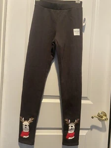 Old Navy Llama Leggings Bnwt Size 16 Girls Cozy Fleece Lined - Picture 1 of 6