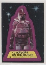 1978 Topps Battlestar Galactica Stickers Cylon s On The March! #12 0s4
