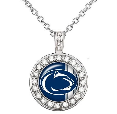 Penn State Nittany Lions 925 Sterling Silver Necklace College Football  Gift D18 Cover